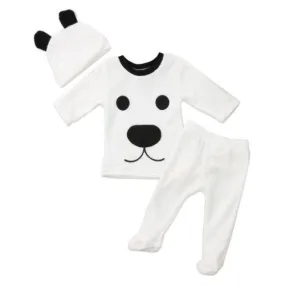 3 piece 'Polar Bear' Outfit