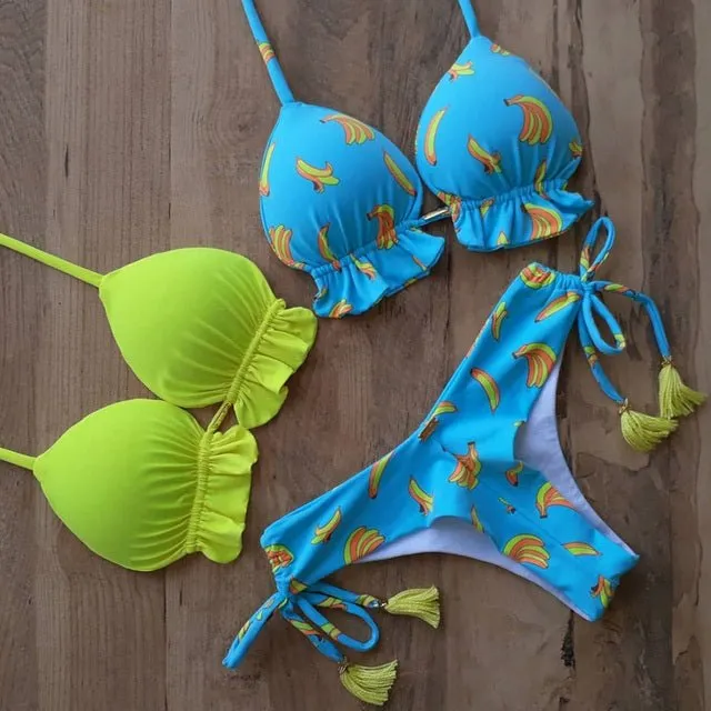 3 Piece Thong Bikini Set