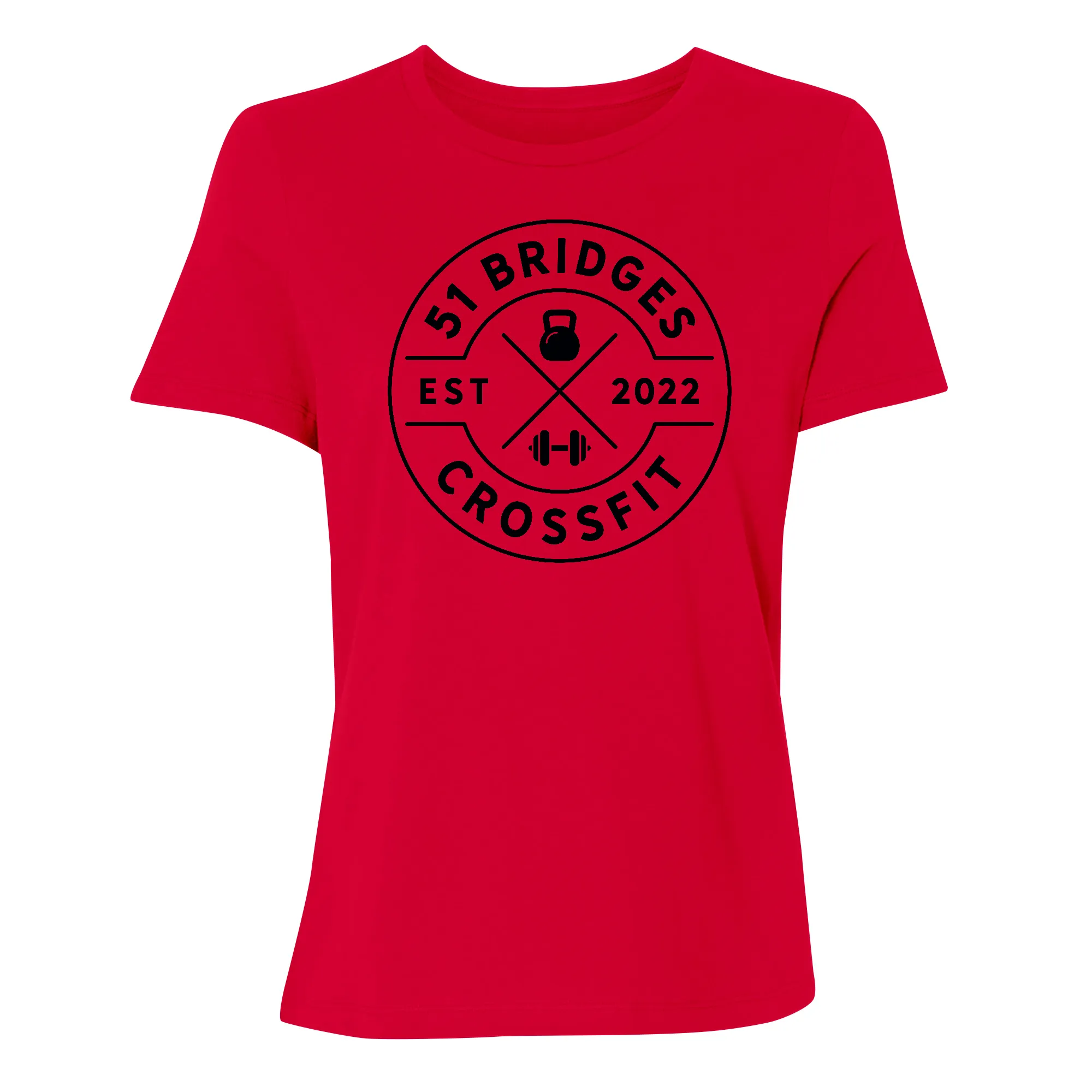 51 Bridges CrossFit Round Womens - T-Shirt