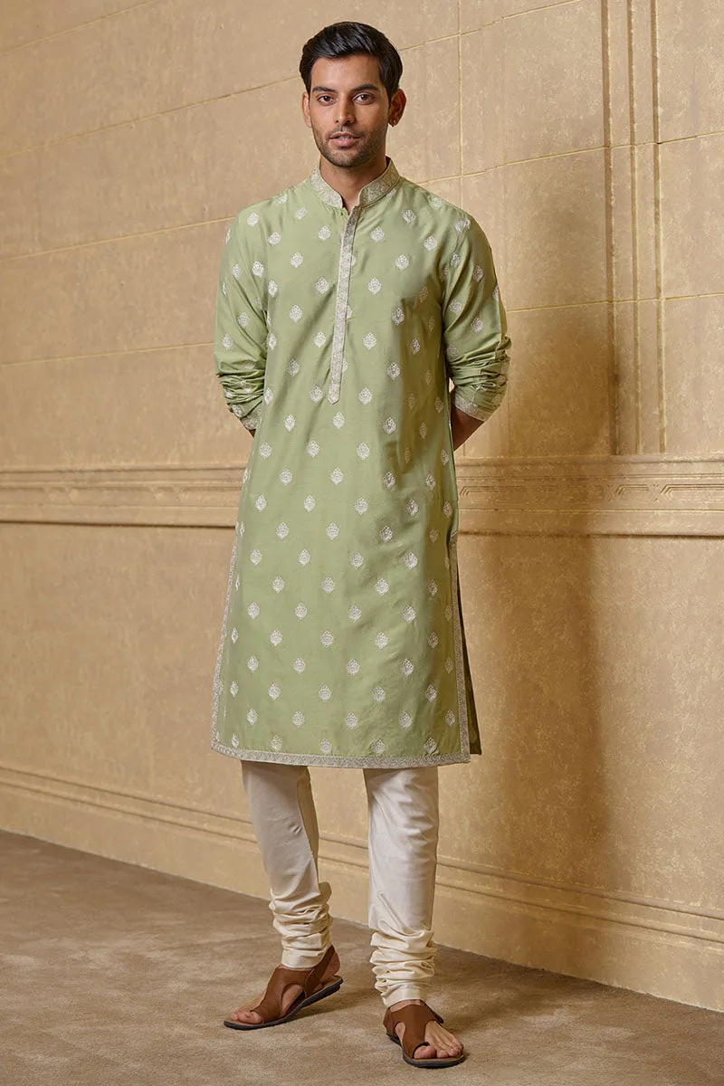 All Over Butti Embroidered Kurta Set