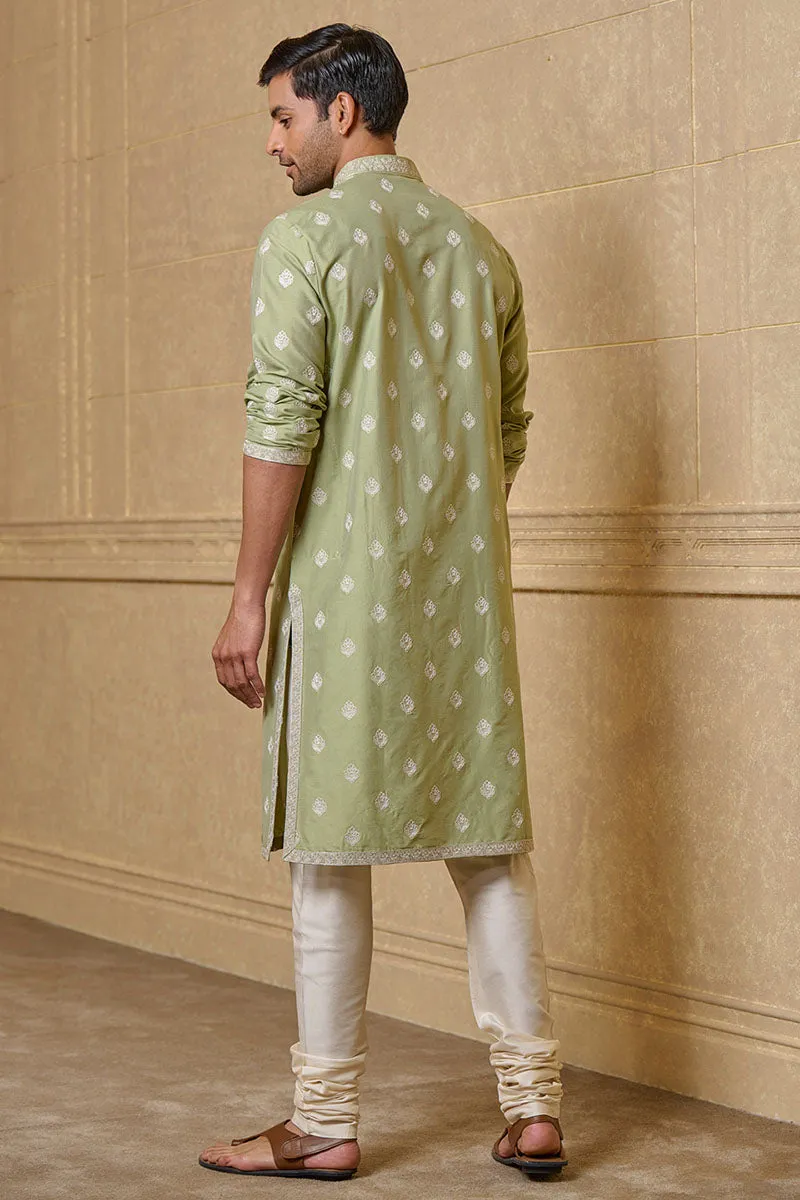 All Over Butti Embroidered Kurta Set