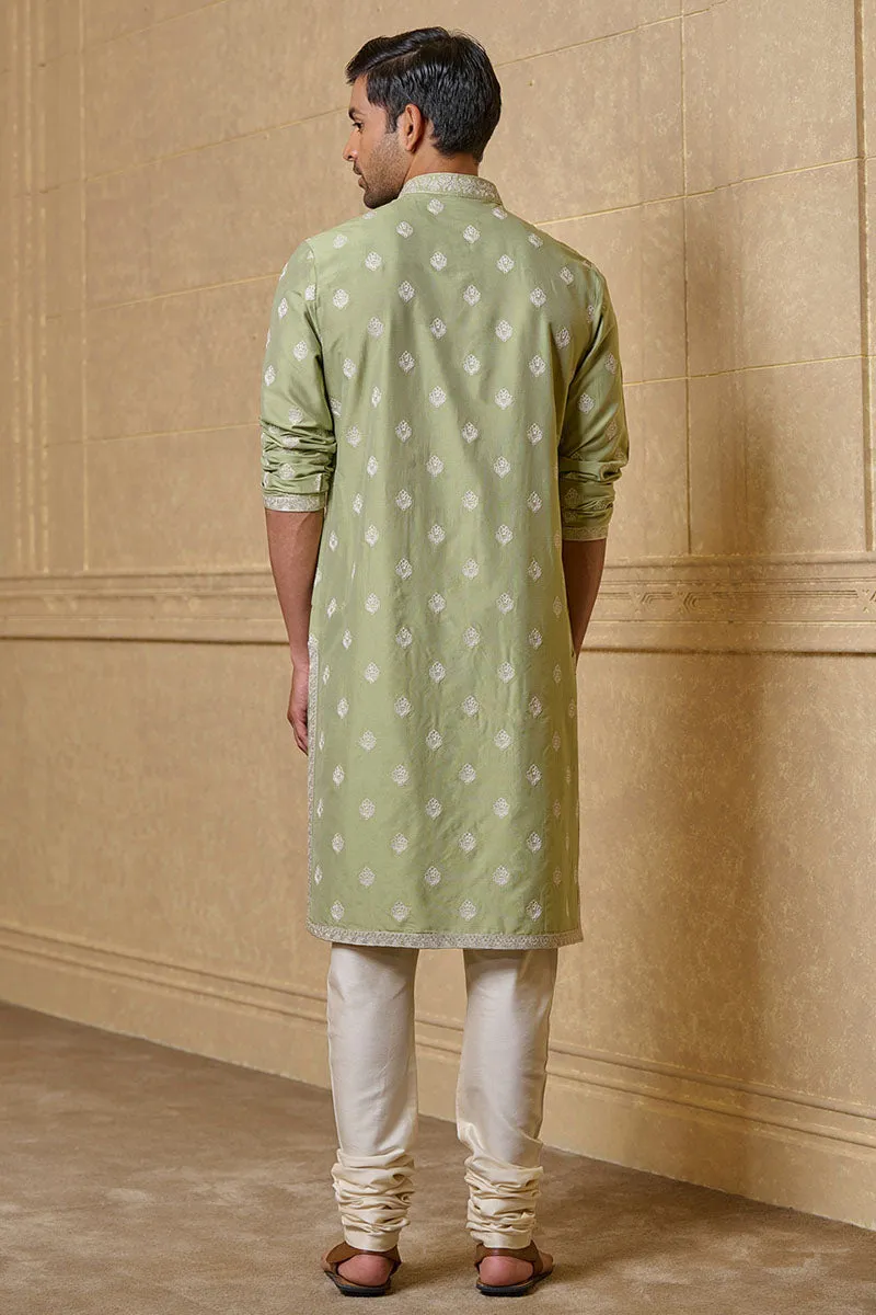 All Over Butti Embroidered Kurta Set