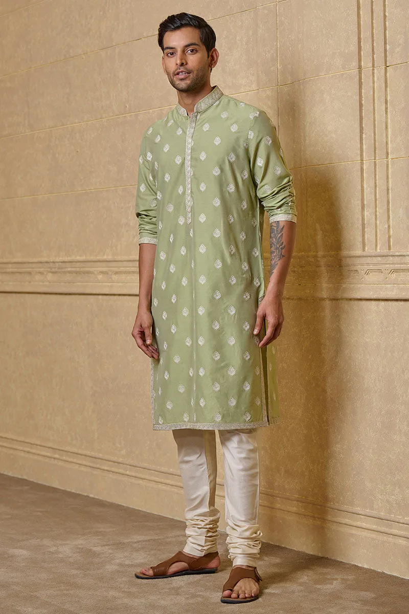 All Over Butti Embroidered Kurta Set