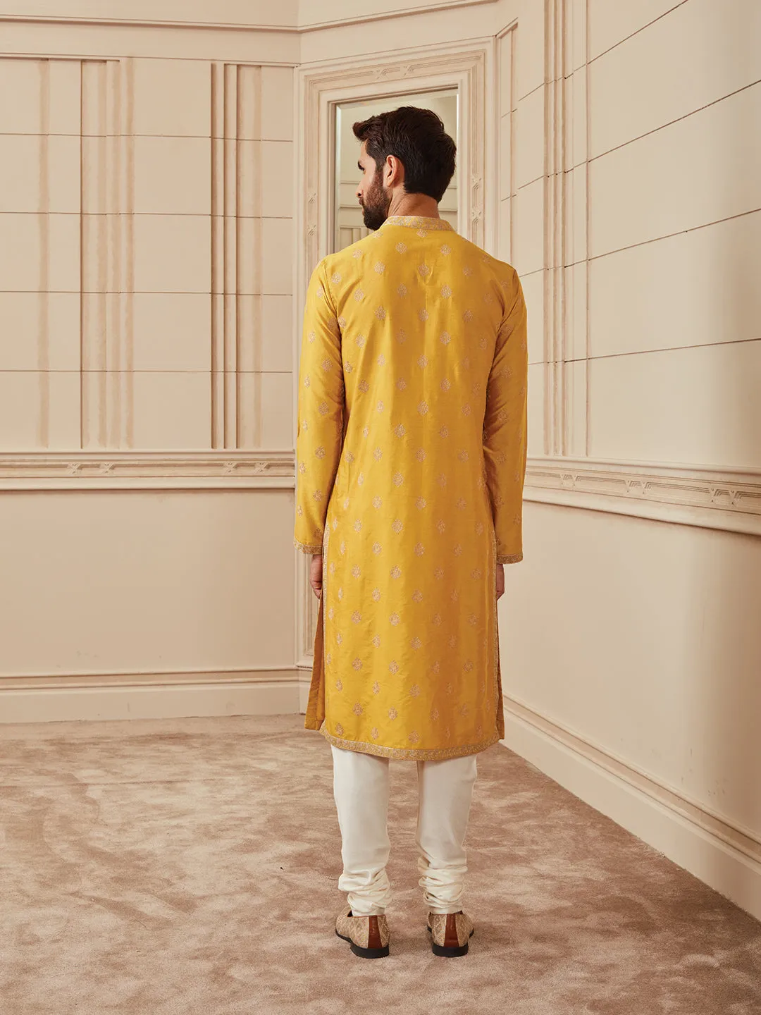 All Over Butti Embroidered Kurta Set