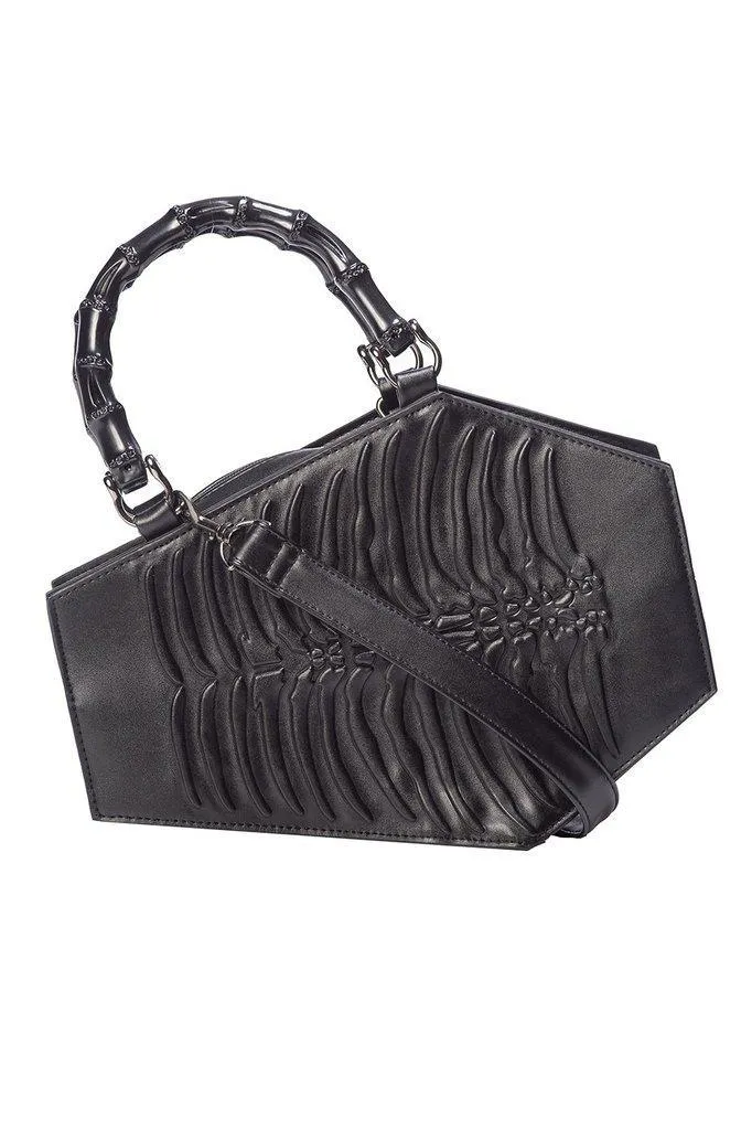 Amaranth Emboss Coffin Bag