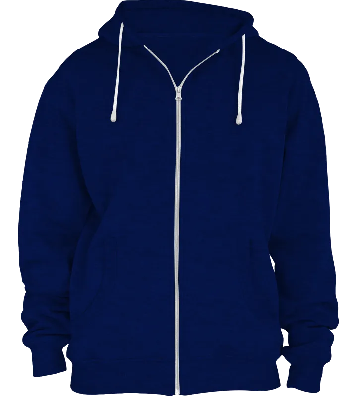 American Apparel MT497 Salt and Pepper Zip Hoodie