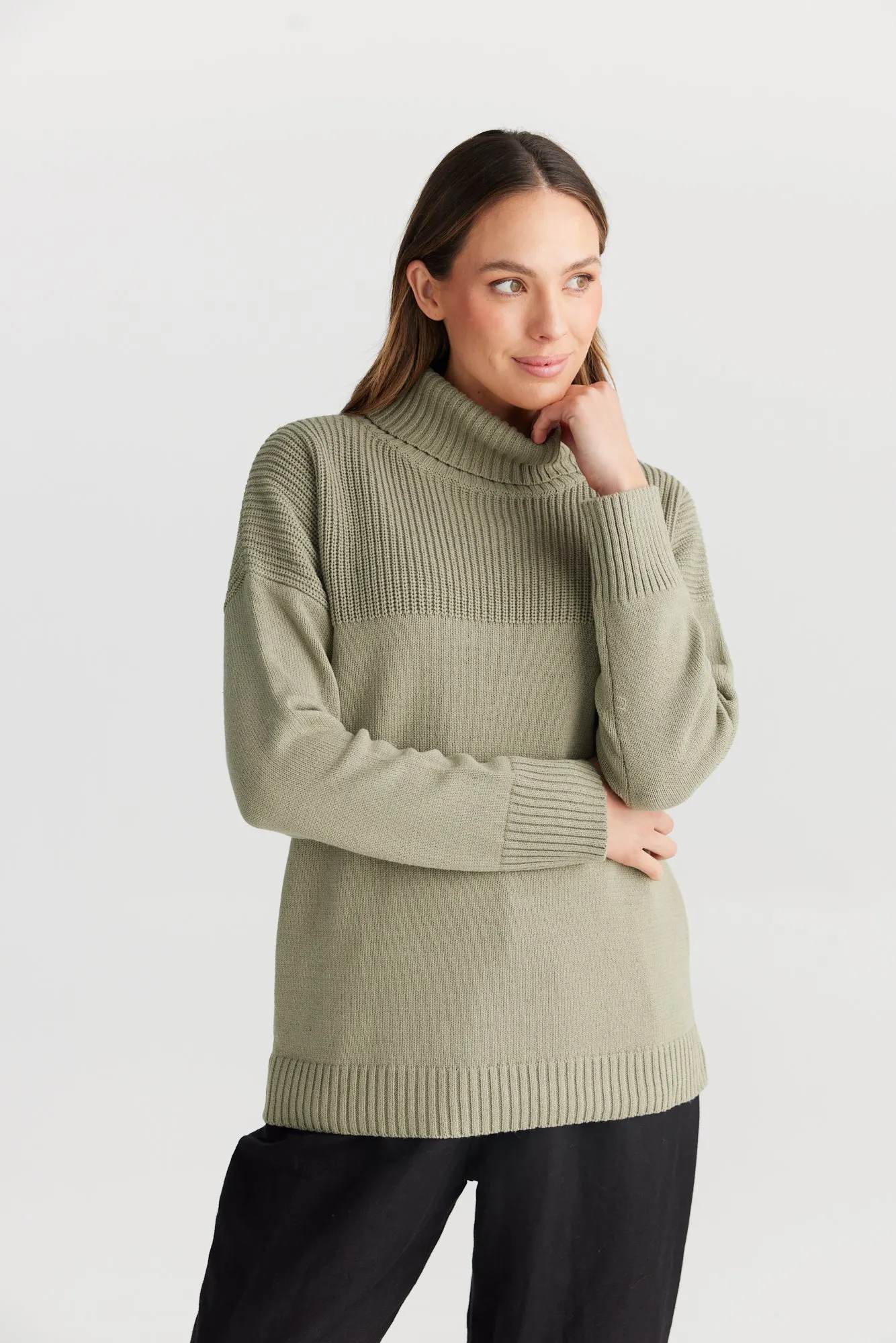 Amor Knit - Sage Moss