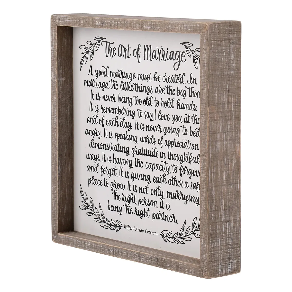 Art of Marriage Framed Board - Large