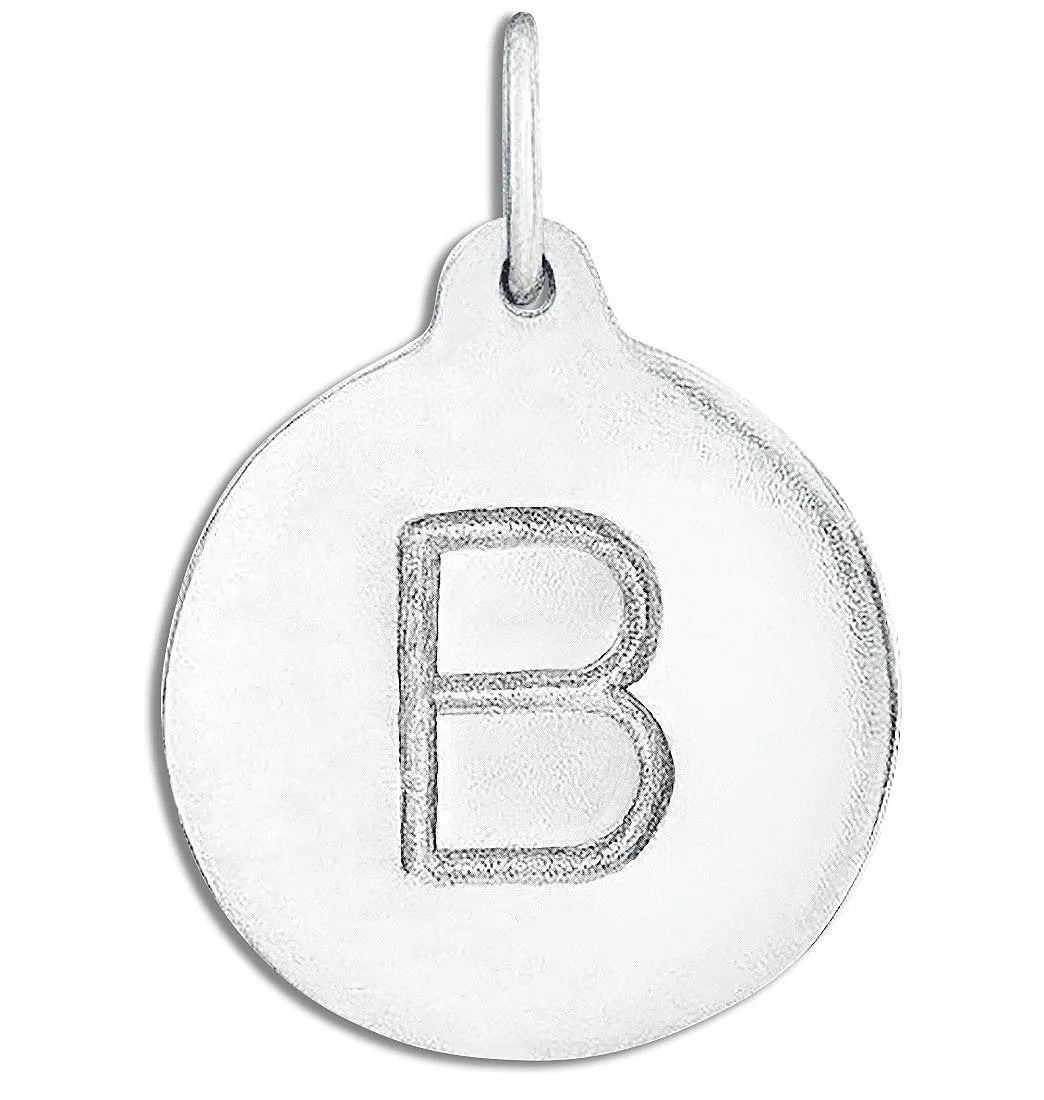 B Alphabet Charm