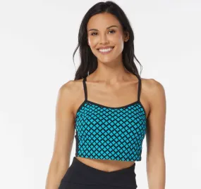 BEACH HOUSE SPORT PLATEAU PRINTED CROP TOP