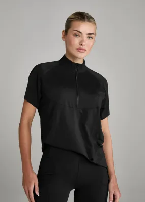 Black Short Sleeve Mesh Shirt