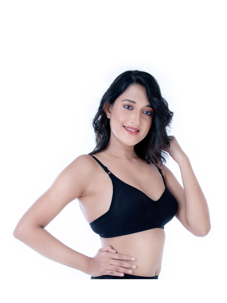 BlackTree Black Casual Chic Padded Bra.