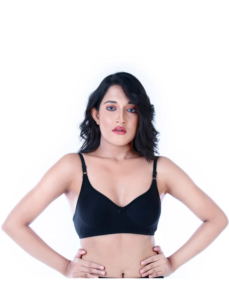 BlackTree Black Casual Chic Padded Bra.