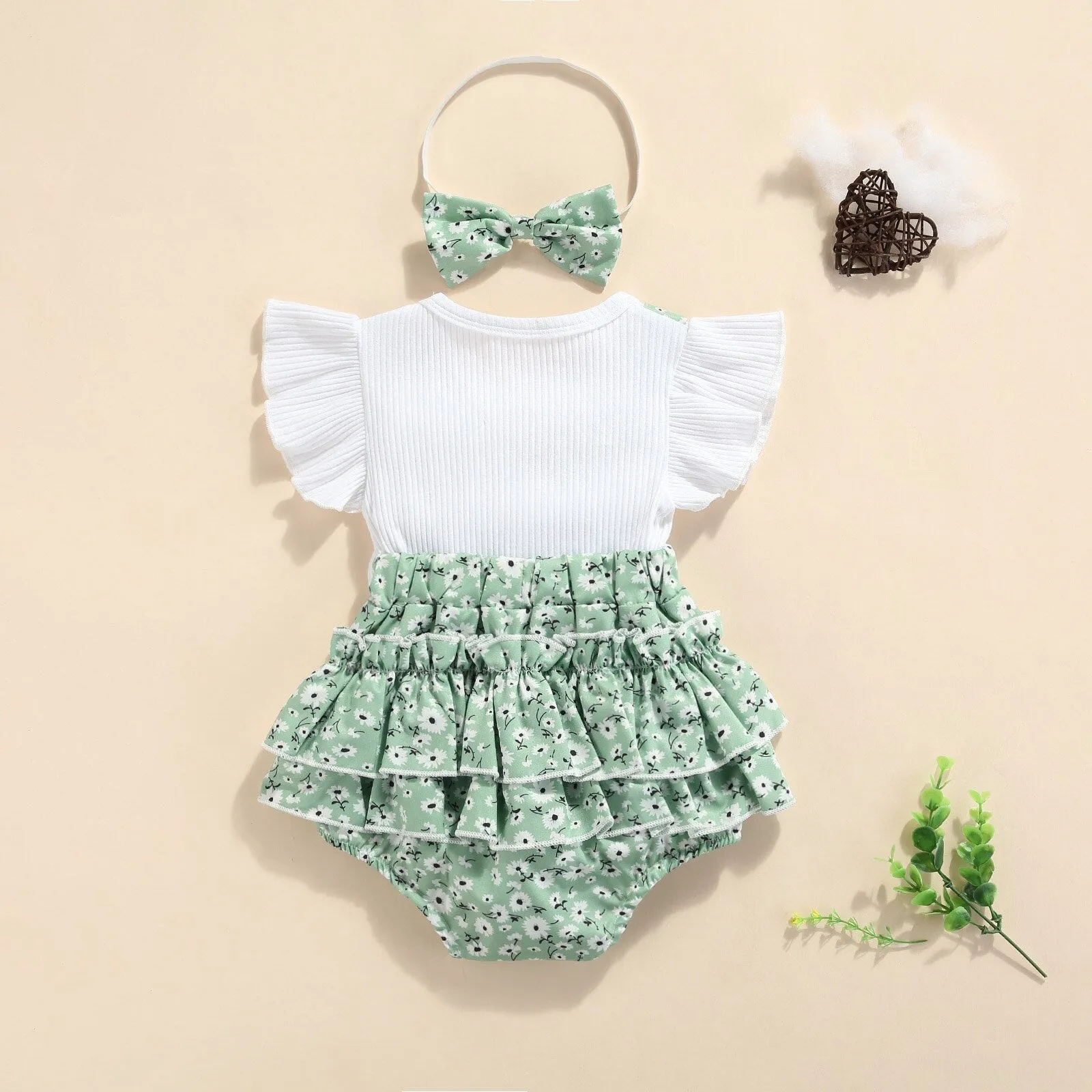 BLISS Summer Romper with Headband