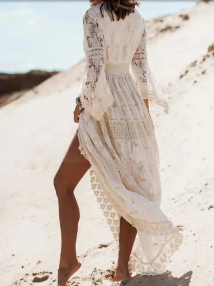 Boho Lace Maxi Dress