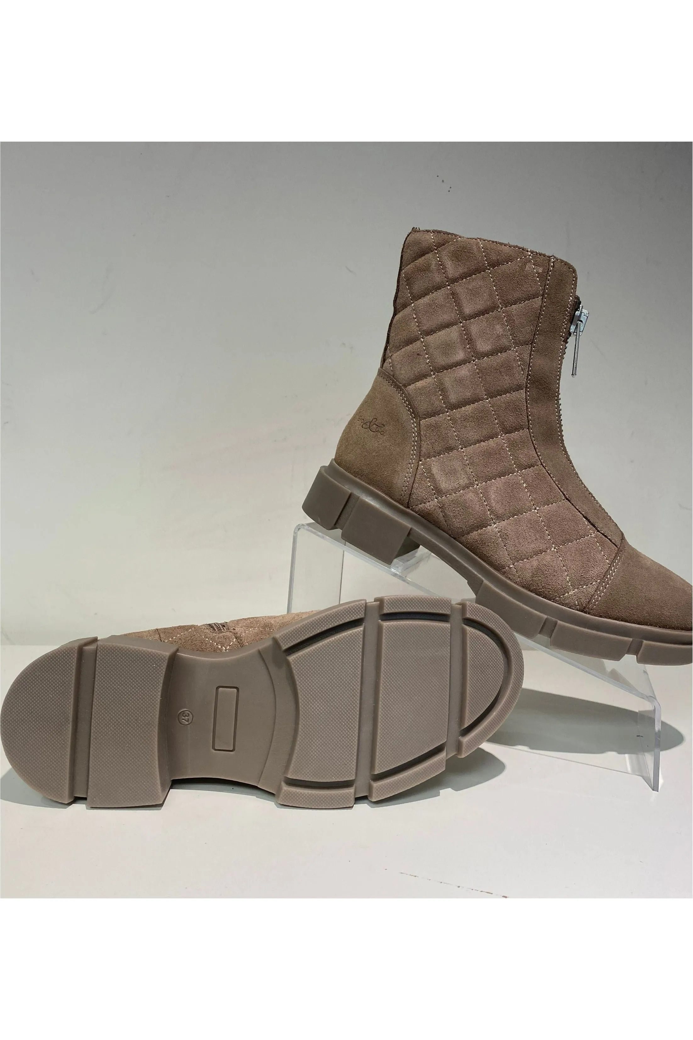 Bos & Co Quilted Waterproof Ankle Boot - Style Lane