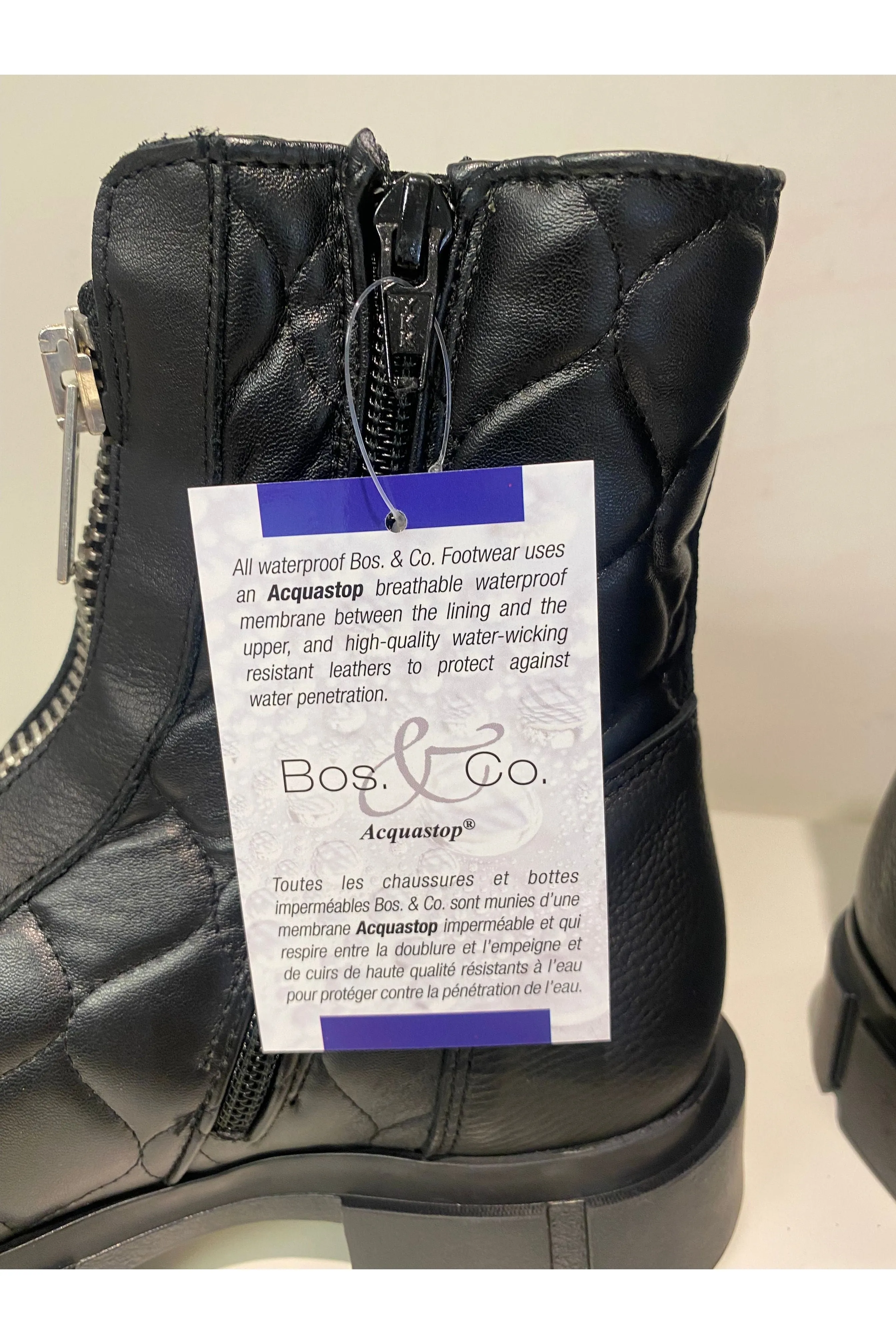 Bos & Co Quilted Waterproof Ankle Boot - Style Lane