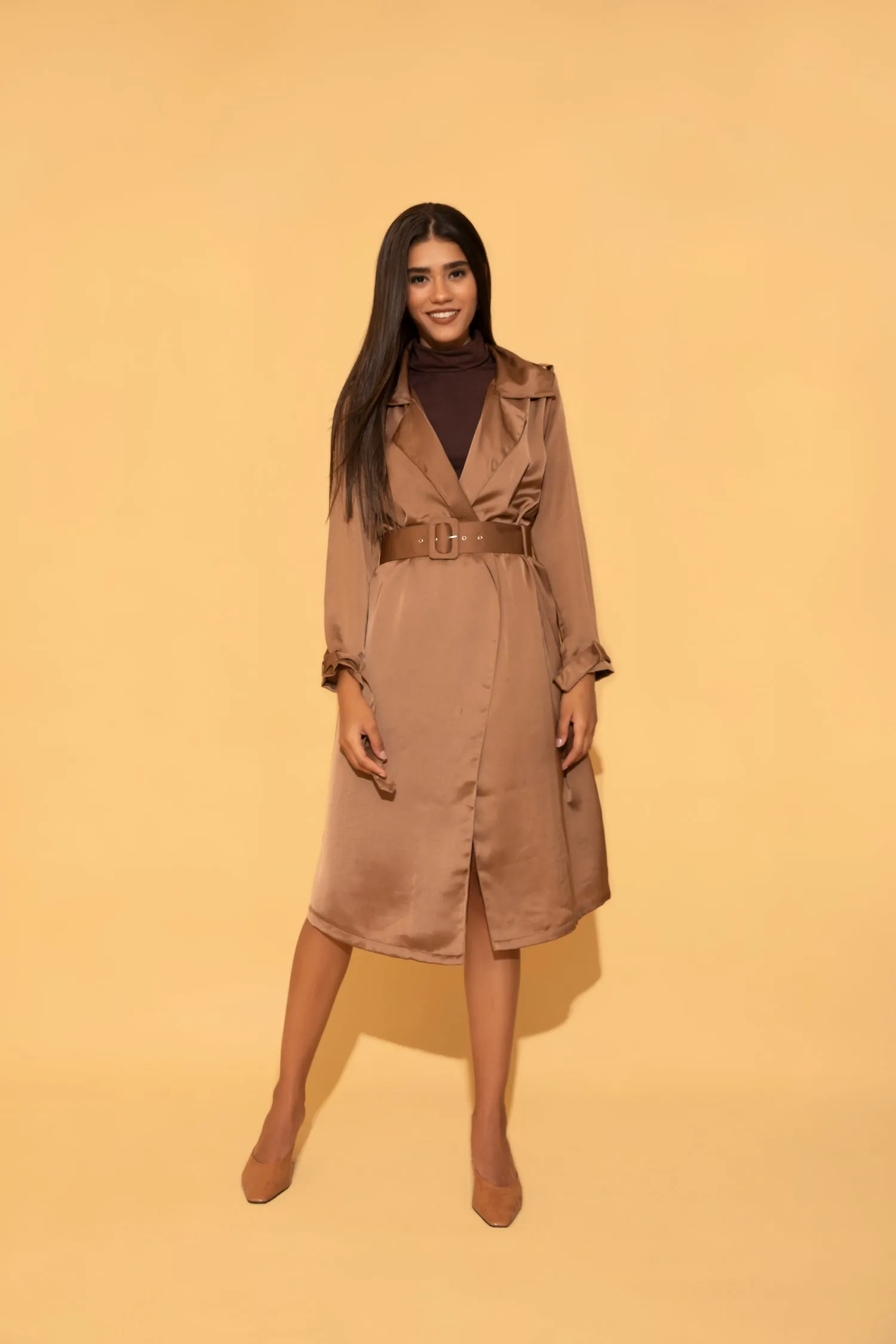 Brown Summer Trench