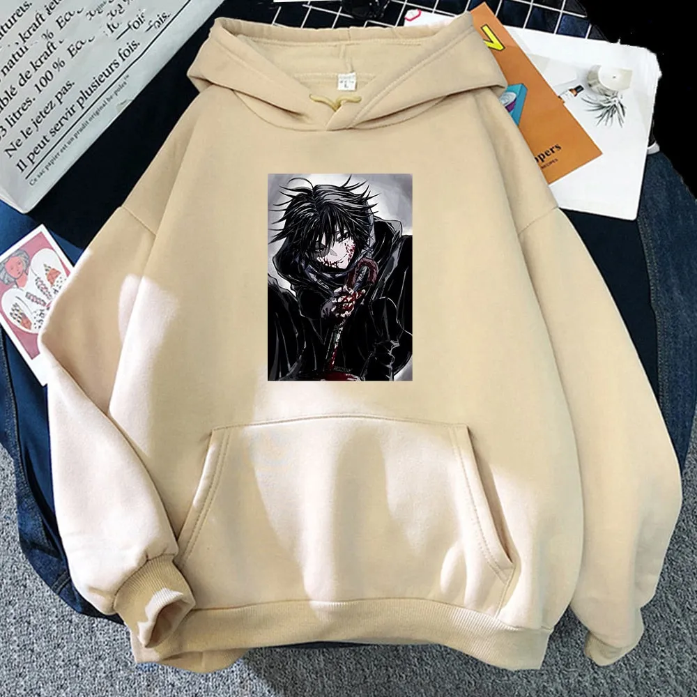 Casual Feitan Hunter X Hunter Sweatshirt  Anime Hoodie Female Pullover Oversize