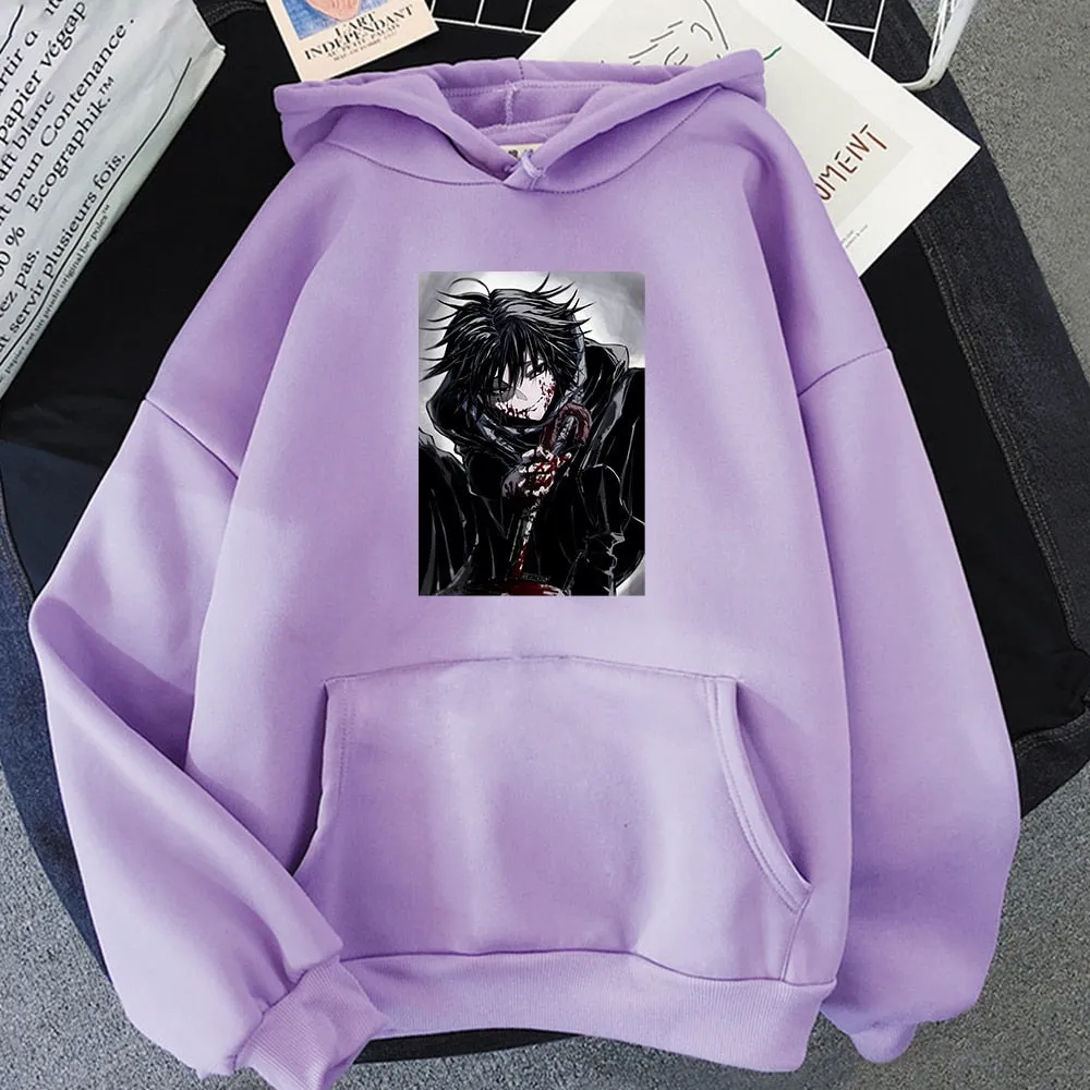 Casual Feitan Hunter X Hunter Sweatshirt  Anime Hoodie Female Pullover Oversize