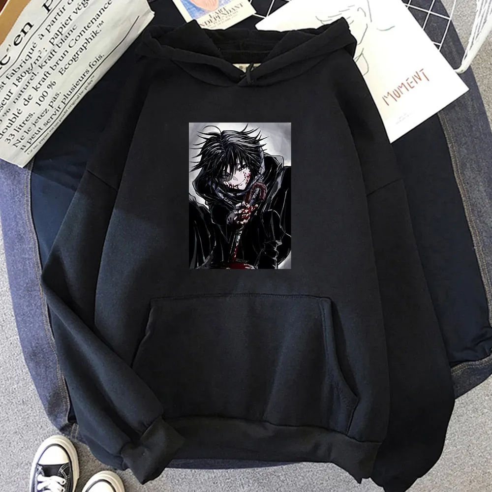 Casual Feitan Hunter X Hunter Sweatshirt  Anime Hoodie Female Pullover Oversize