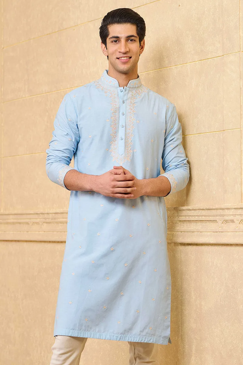 Chikankari Embroidered Kurta Set