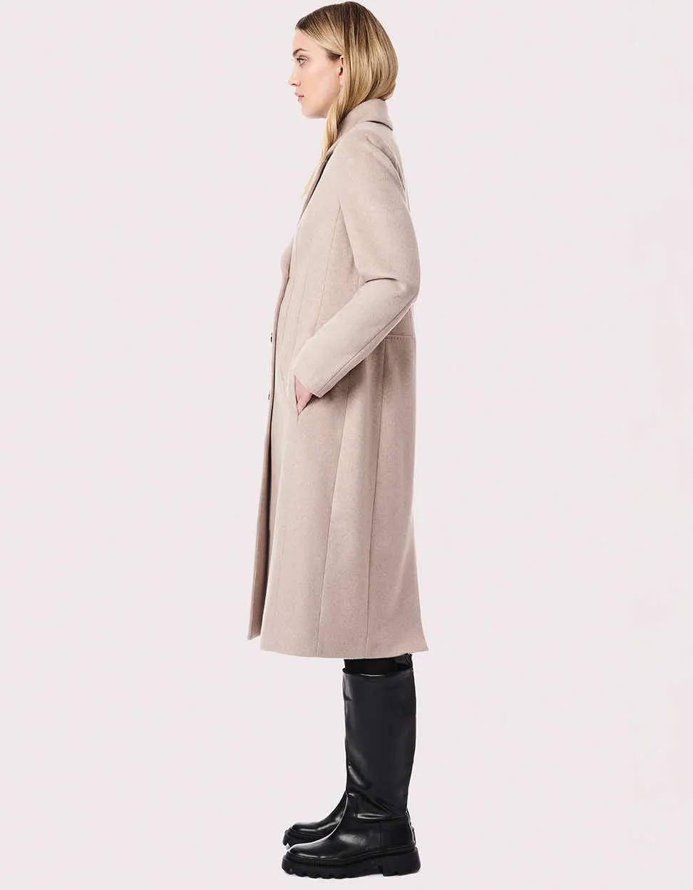 City Chic Long Wool Coat