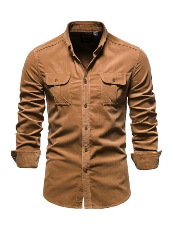 Corduroy Slim Fit Shirt