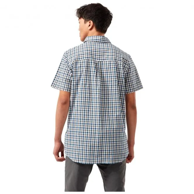 Craghoppers Mens Nour Check Shirt Short Sleeve