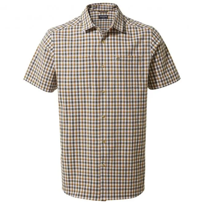 Craghoppers Mens Nour Check Shirt Short Sleeve