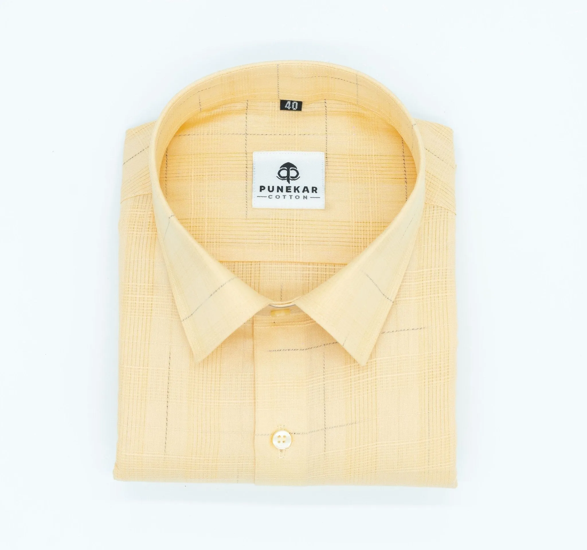 Cream Color Pure Cotton Shirts For Men