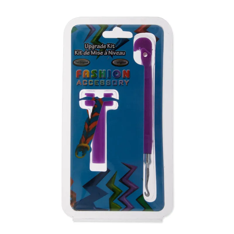 Crochet Hook,Loom Tail Upgrade Kit - Metal Hook - Purple