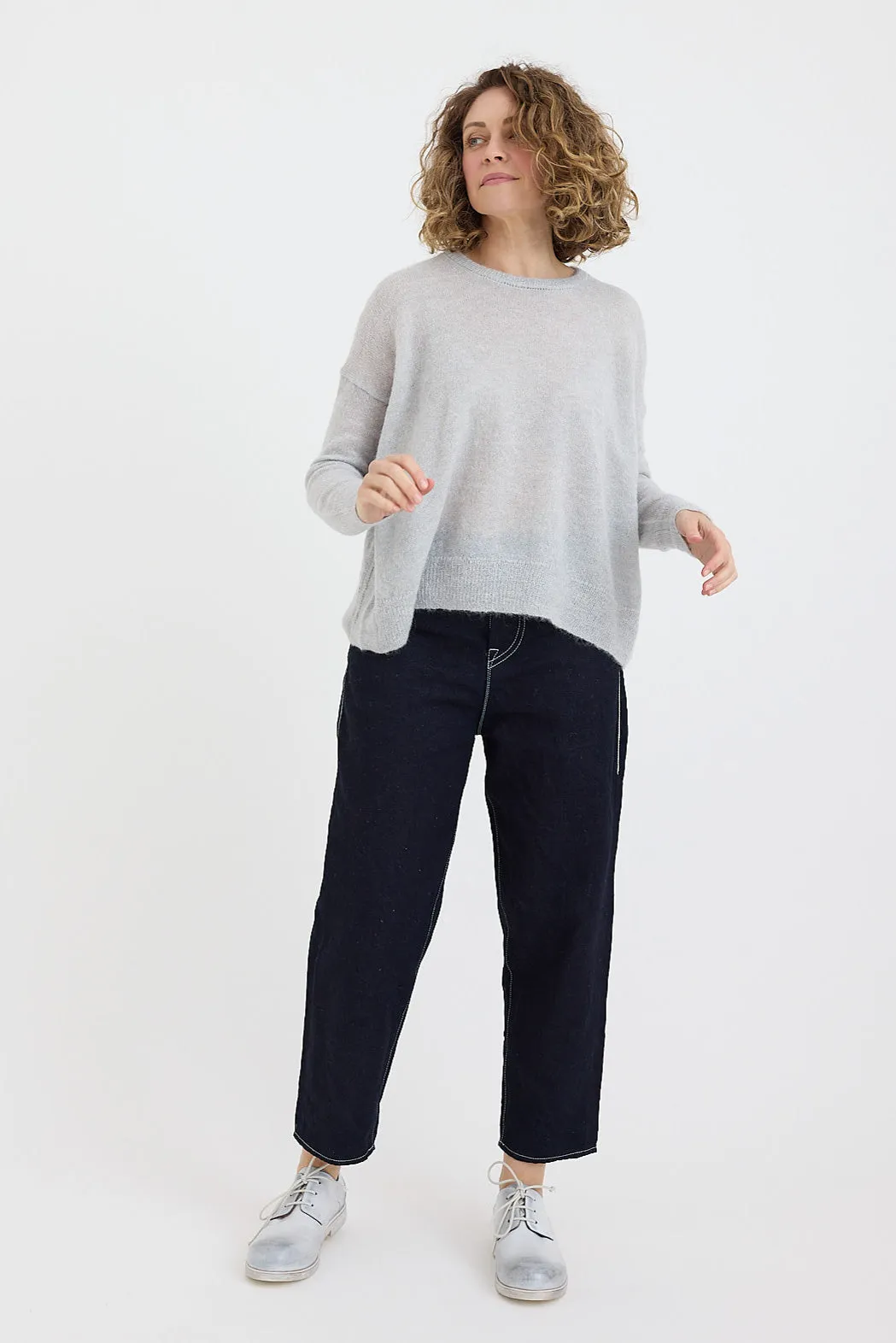 CT Plage - Round Long Sleeve Pullover - Italy RMS Mohair