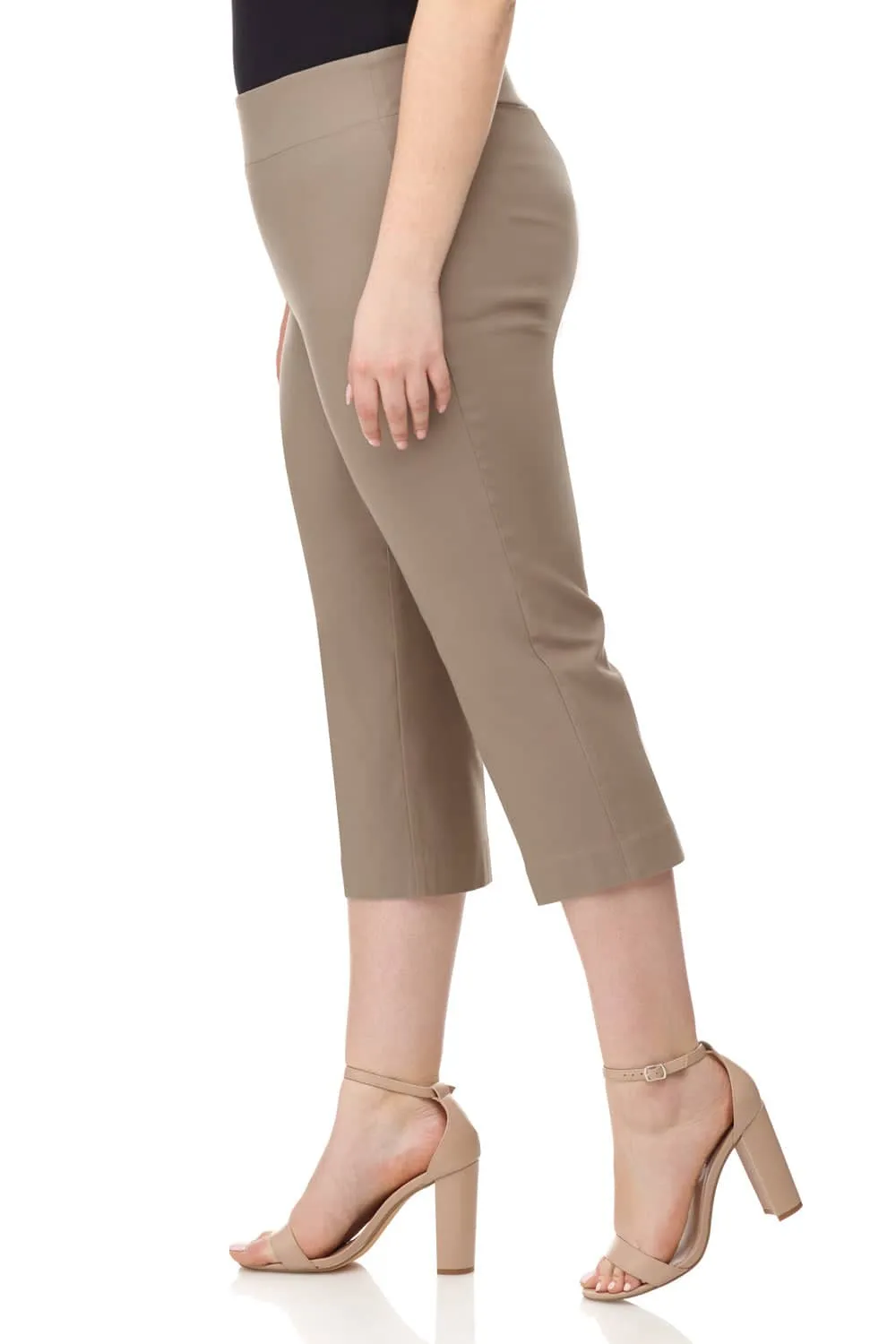 Curvy Capri with Flattering Wide Waistband