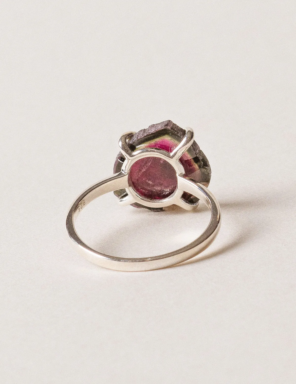 Delicate Pink Tourmaline Gemstone Ring - Size 6 and 7