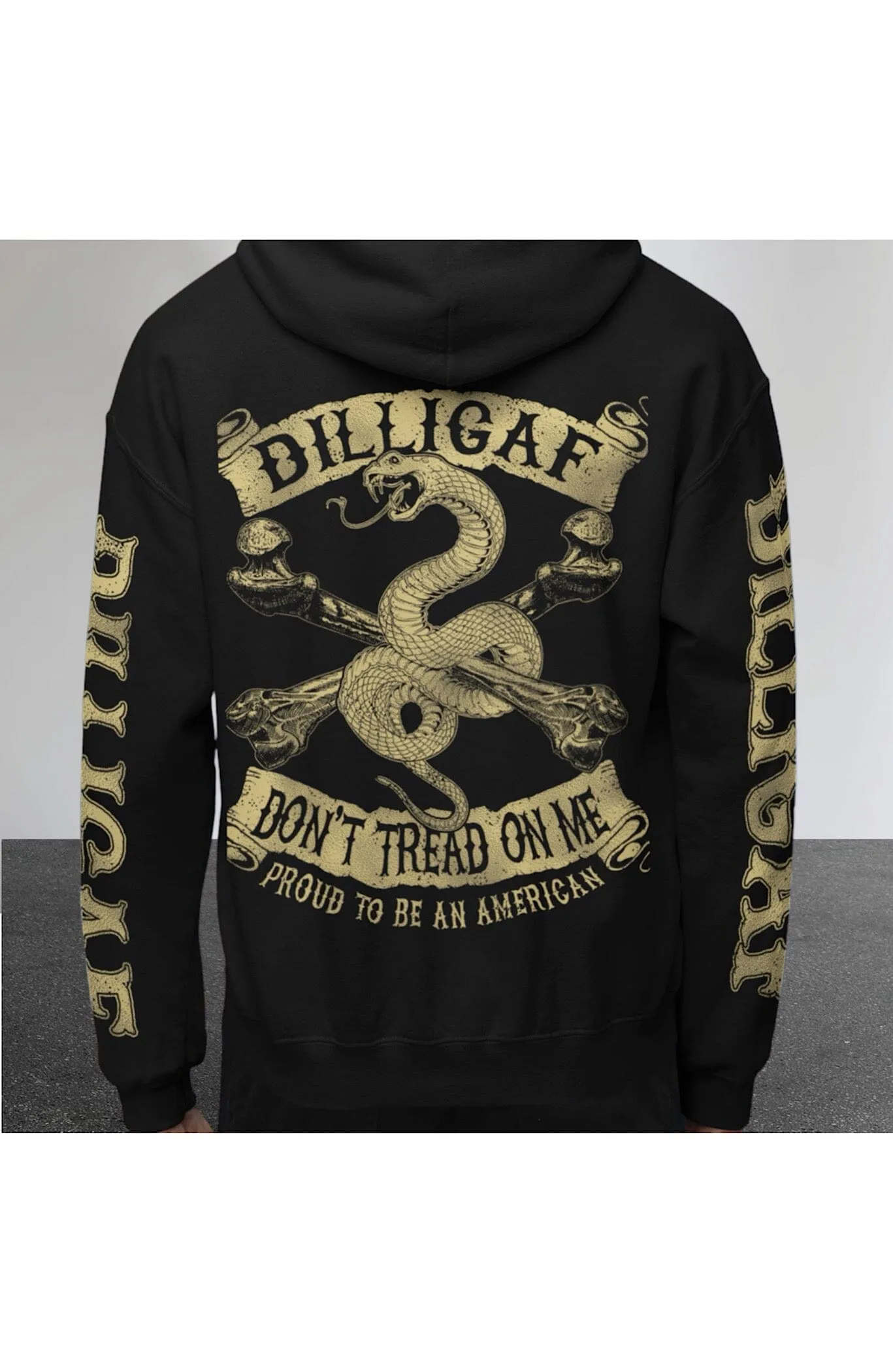 Don't tread tan snake Zip Up Hoody