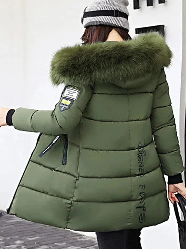 Elegant Double Breasted Wool Blend Winter Jacket for Women