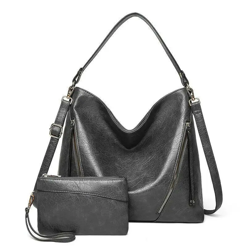 Elegant PU Leather Crossbody Shoulder Bag for Women