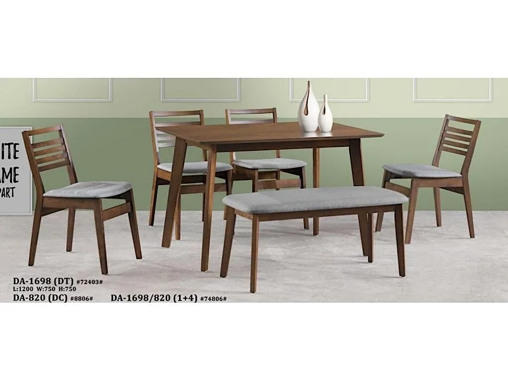 Ellis 4/6 Seater Dining Set (DA1698DT   DA820 Chair)