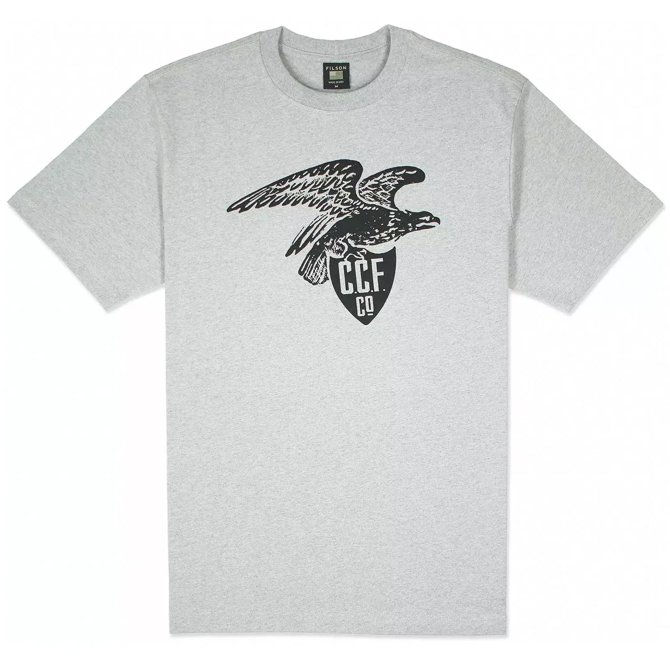 Filson S/S Pioneer Graphic T-Shirt Fast Track Light Heather / Grey Eagle