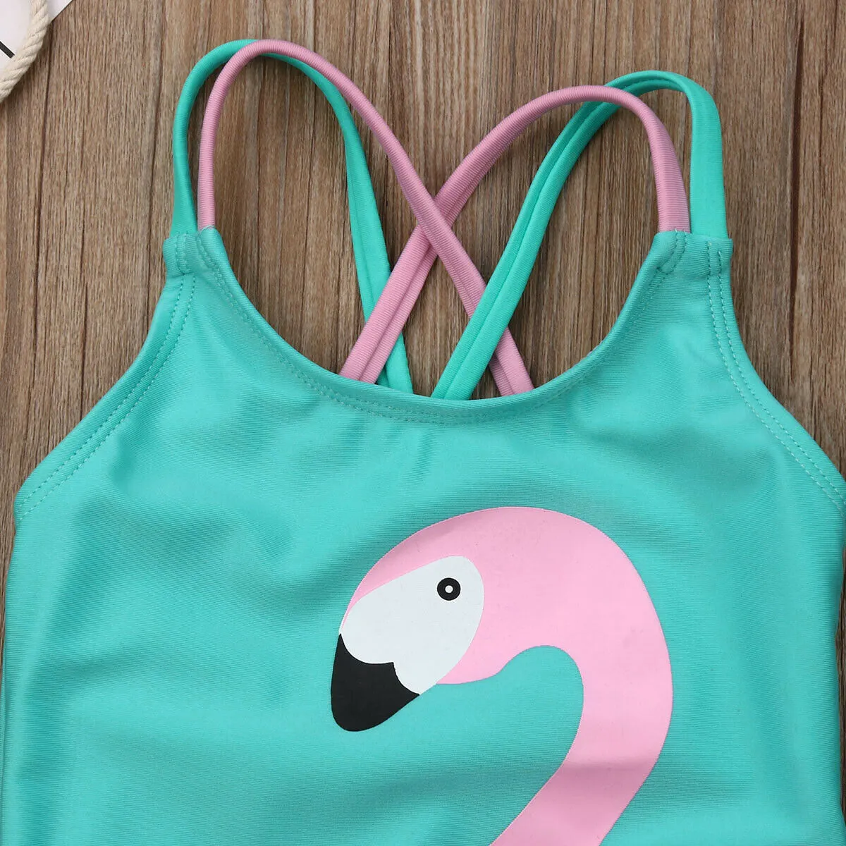 FLAMINGO Turquoise Swimsuit