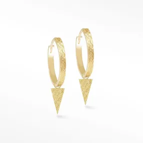 Florentine Dagger Gold Vermeil Convertible Earrings