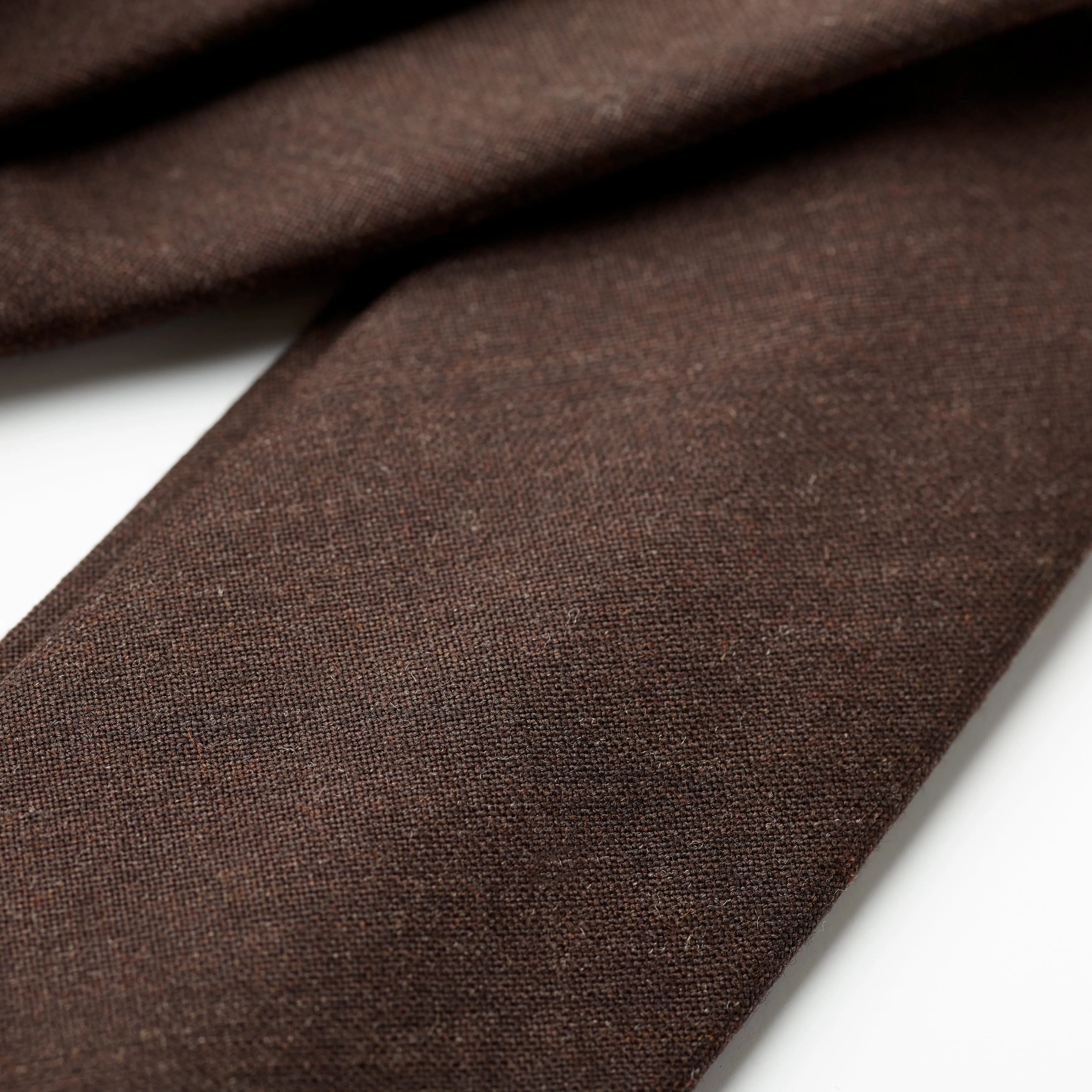 Fox 4 Fold Dark Brown Worsted Anniversary Edition Tie