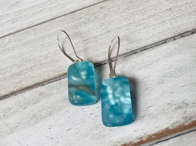 Fused Glass Earrings~Destined for Destin