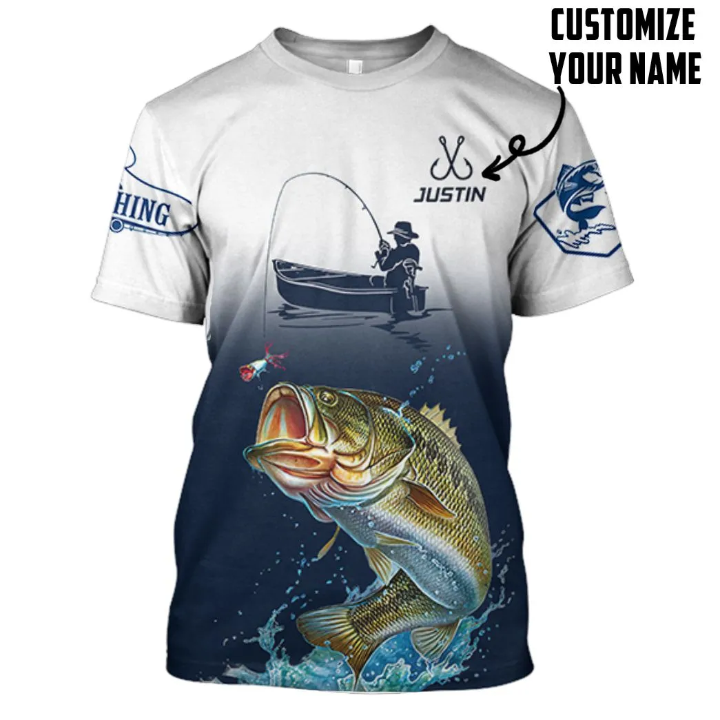 Gearhuman 3D Fishing Saved Me Custom Name Tshirt Hoodie Apparel