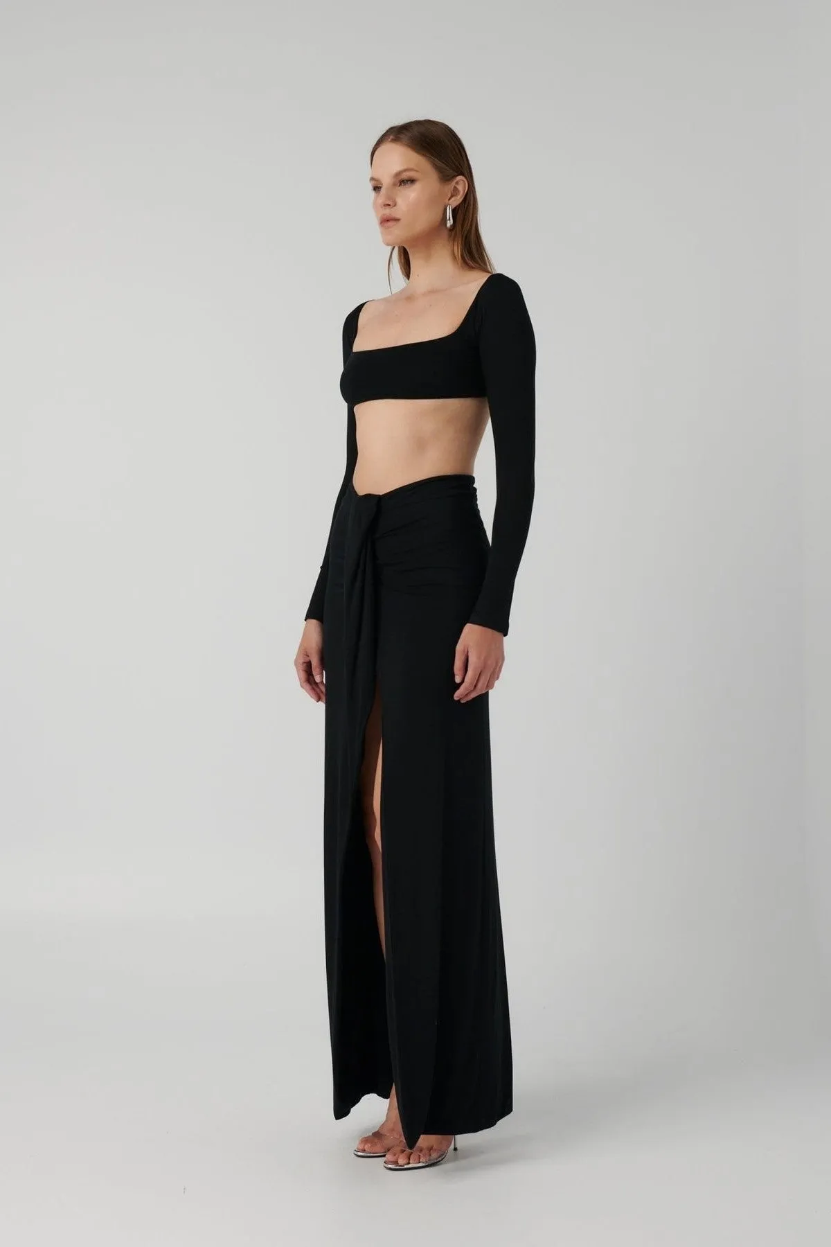 Gillian Maxi Skirt - Black