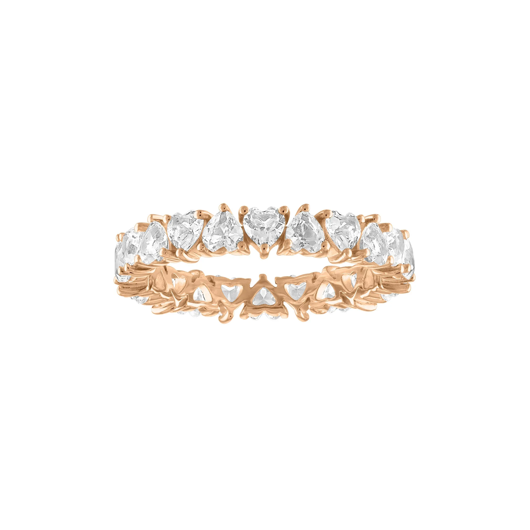 Heart Shaped Eternity Band