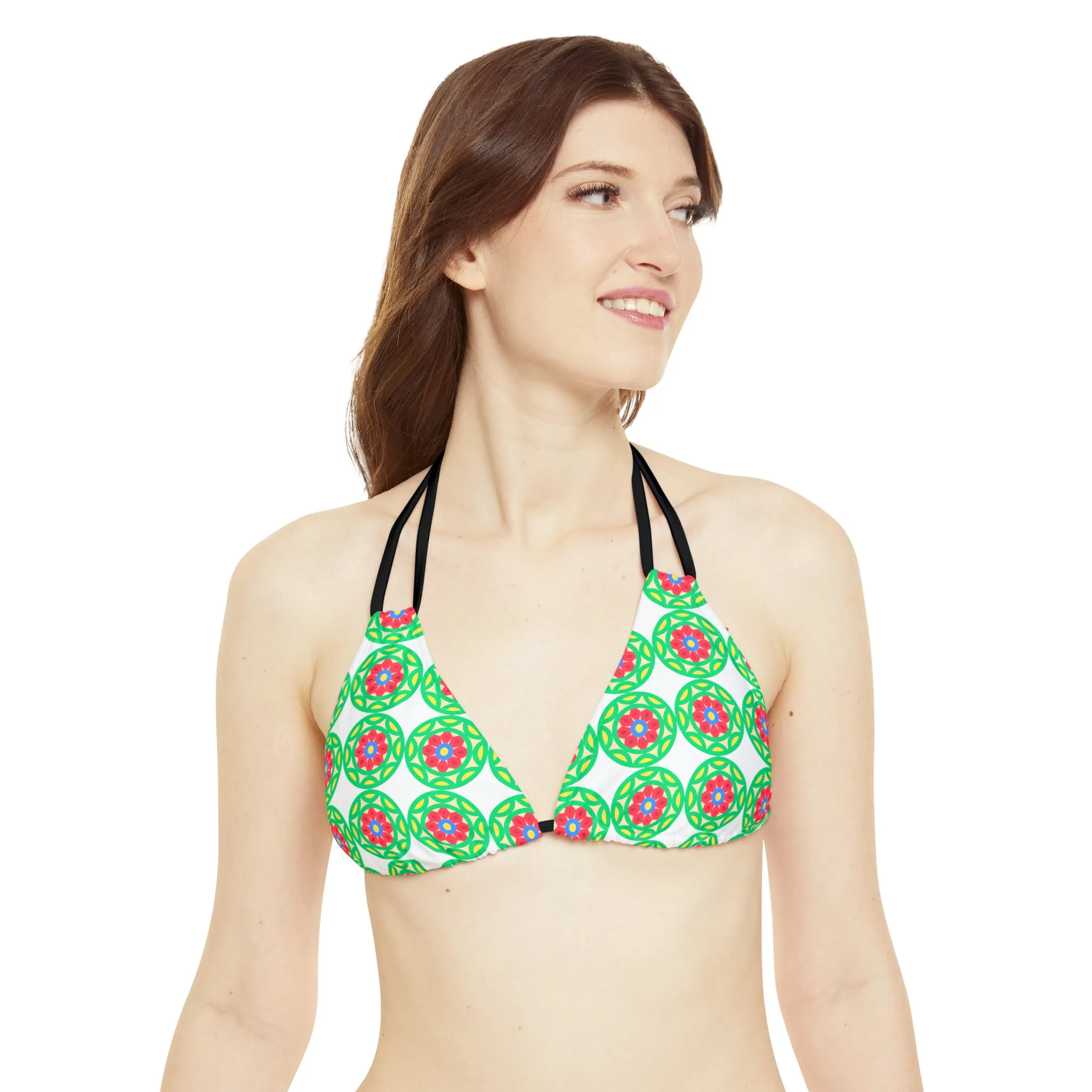 Hexagon Strappy Bikini Set