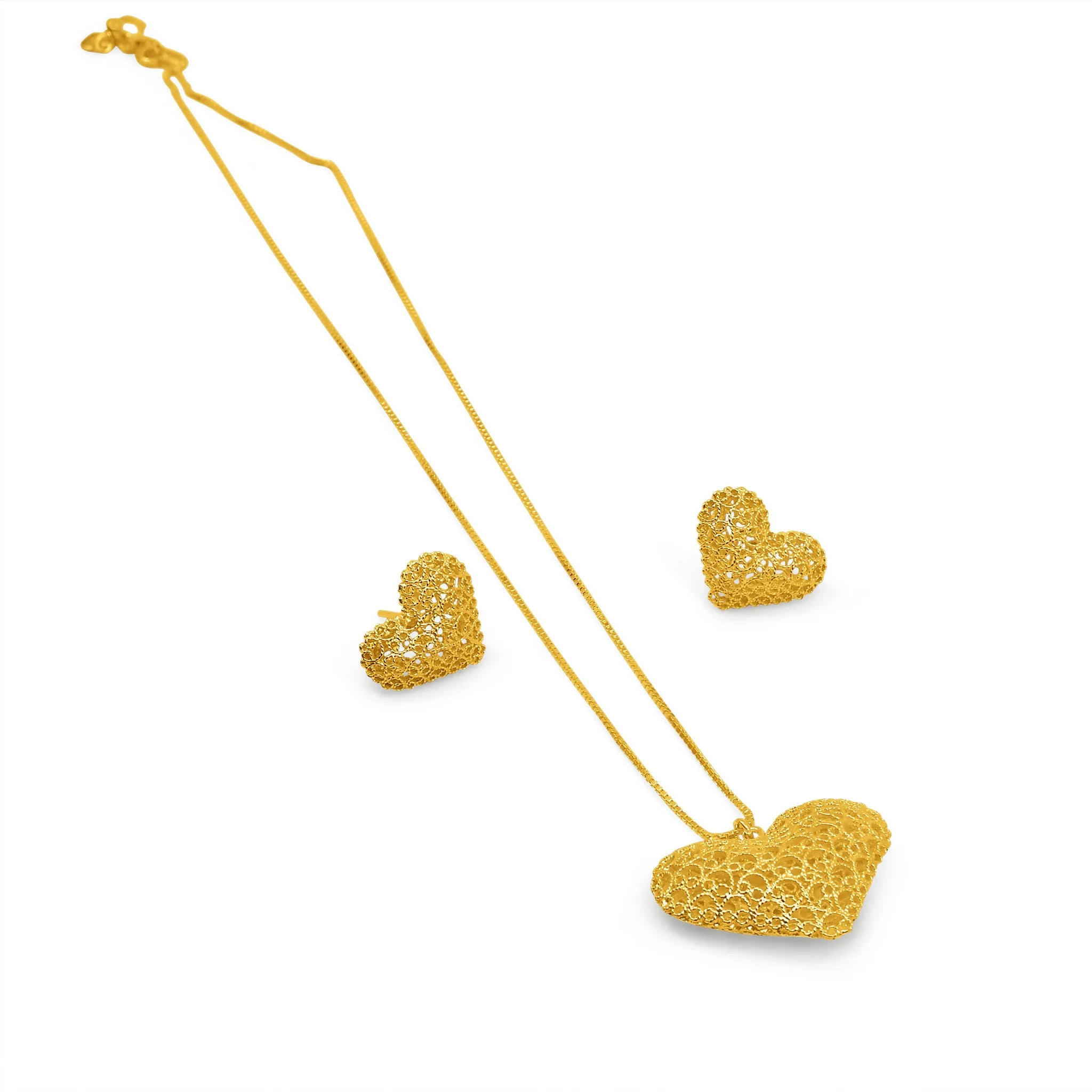 KATE HEART GOLD SET