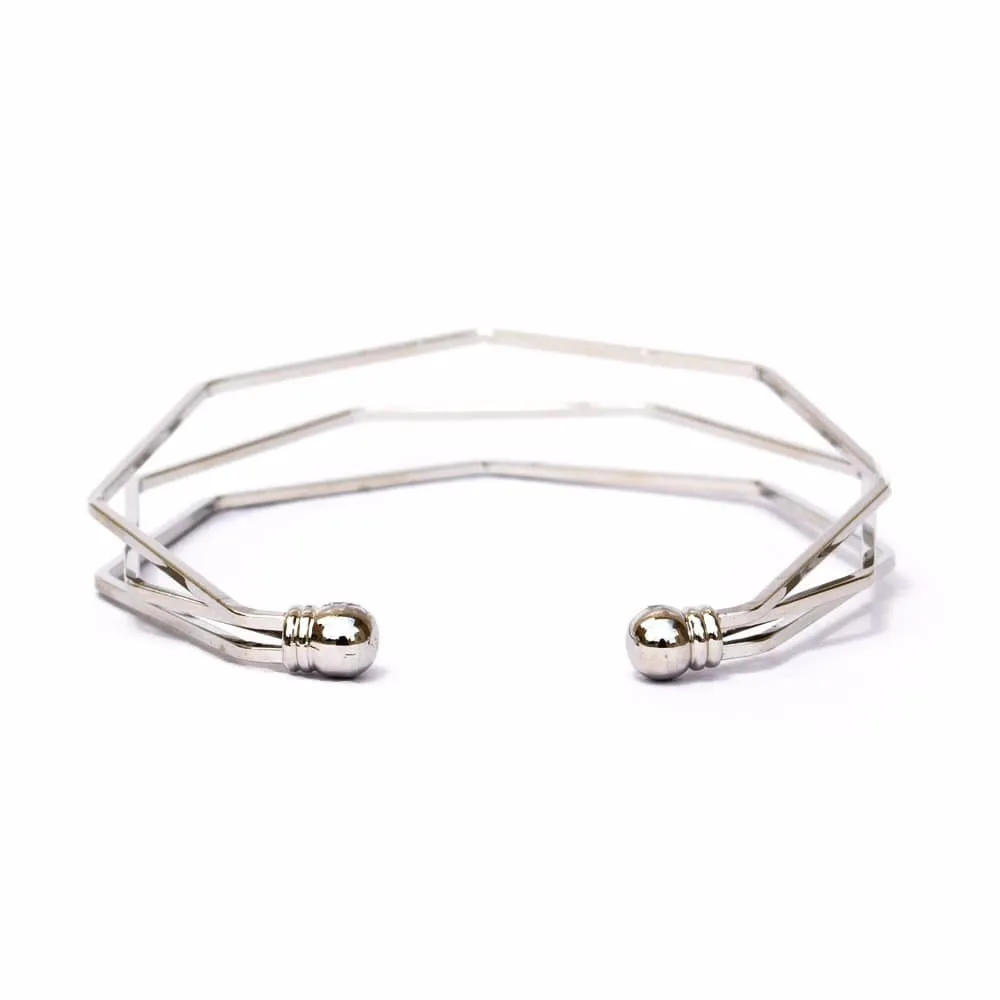 Keshia Silver Watch Bracelet Stack